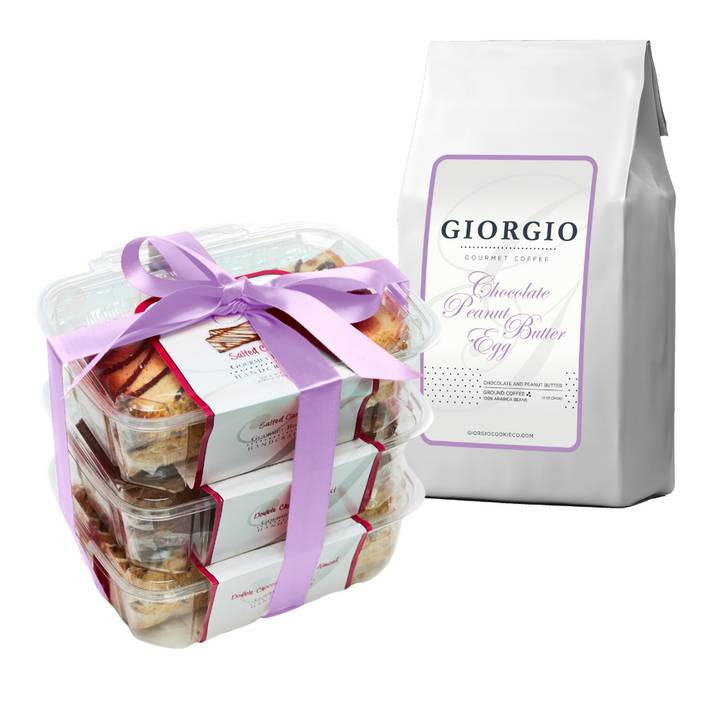 Spring Coffee & Biscotti Sampler Gift Set - Giorgio Cookie Co