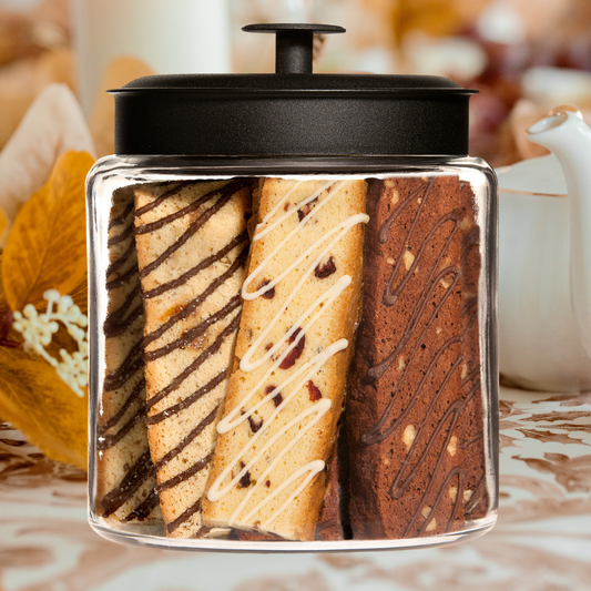 Seasonal Biscotti Jar