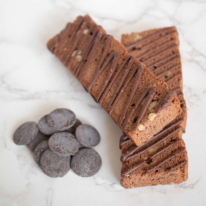 Double Chocolate Walnut Biscotti - Giorgio Cookie Co